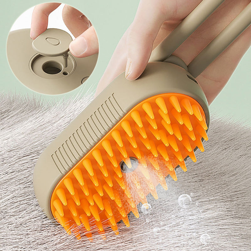 cat steam brush steamy dog brush 3 in 1 electrrc spray cat