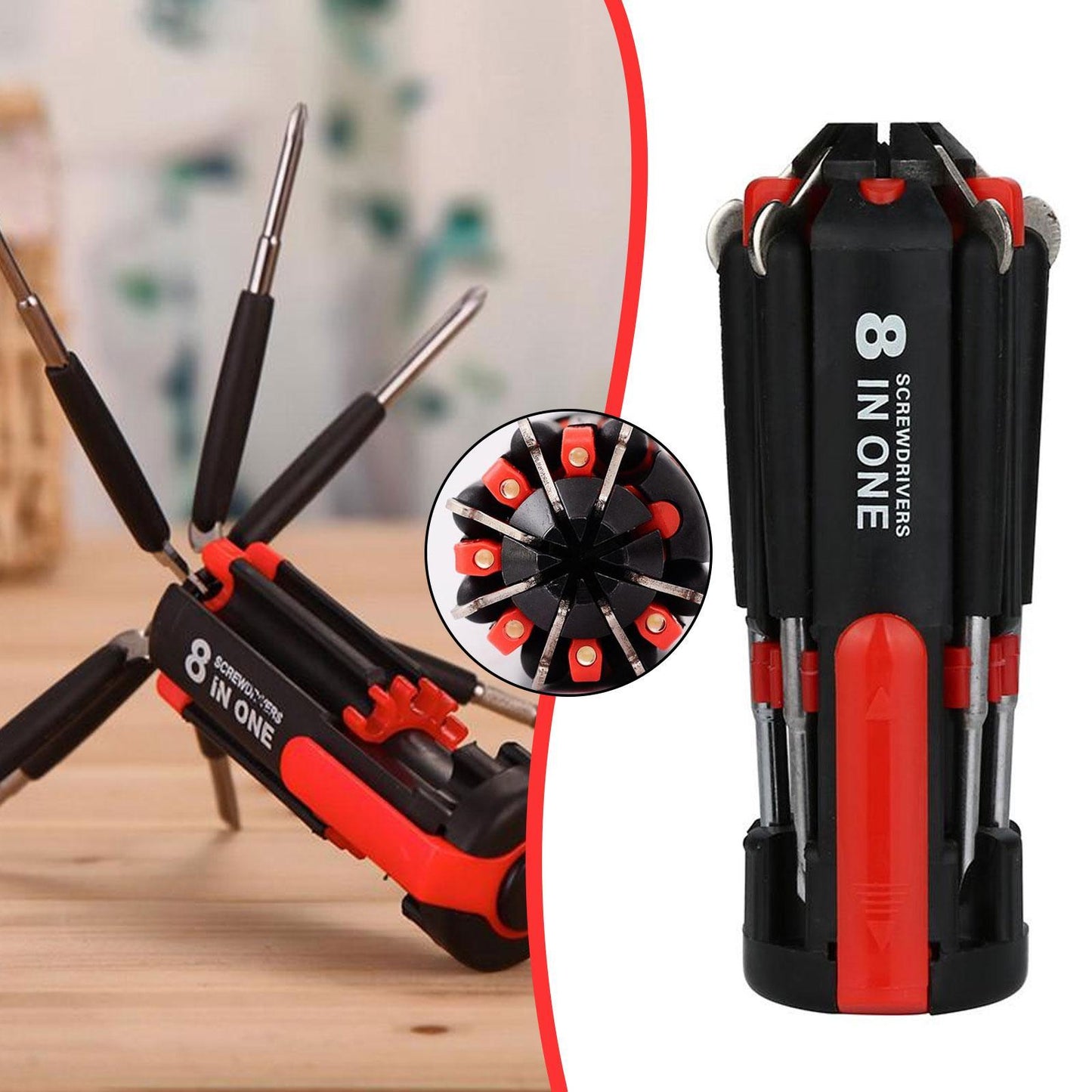 car supplies 8 in 1 screwdriver