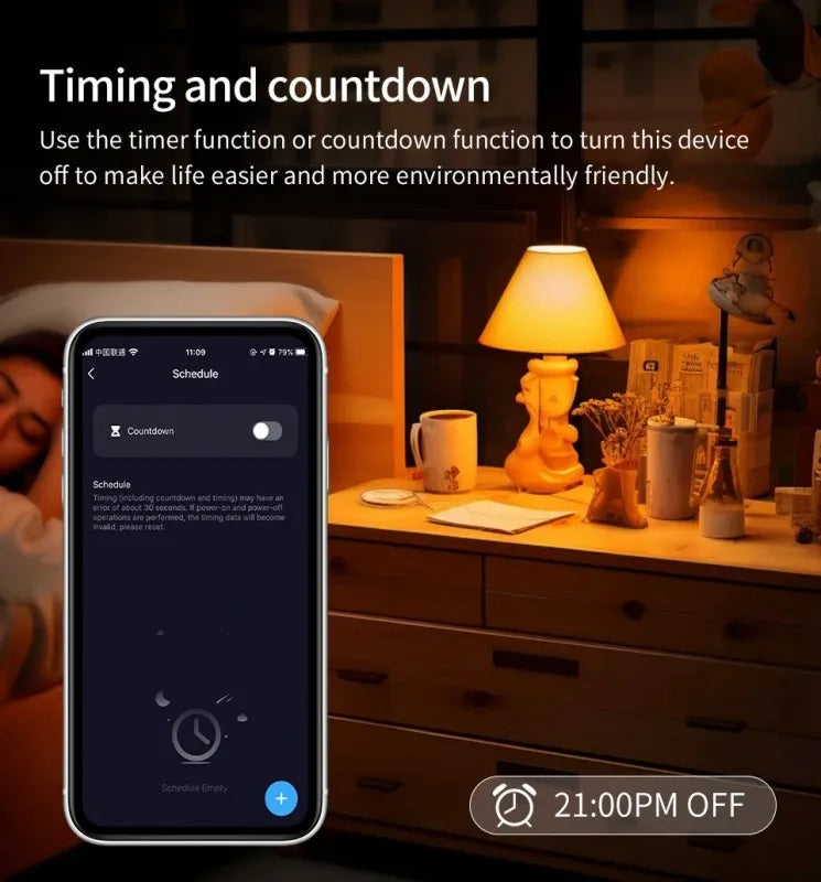 Tuya E27 Smart Light Bulb, 9W 220-240V, RGBW LED Colormart Life APP