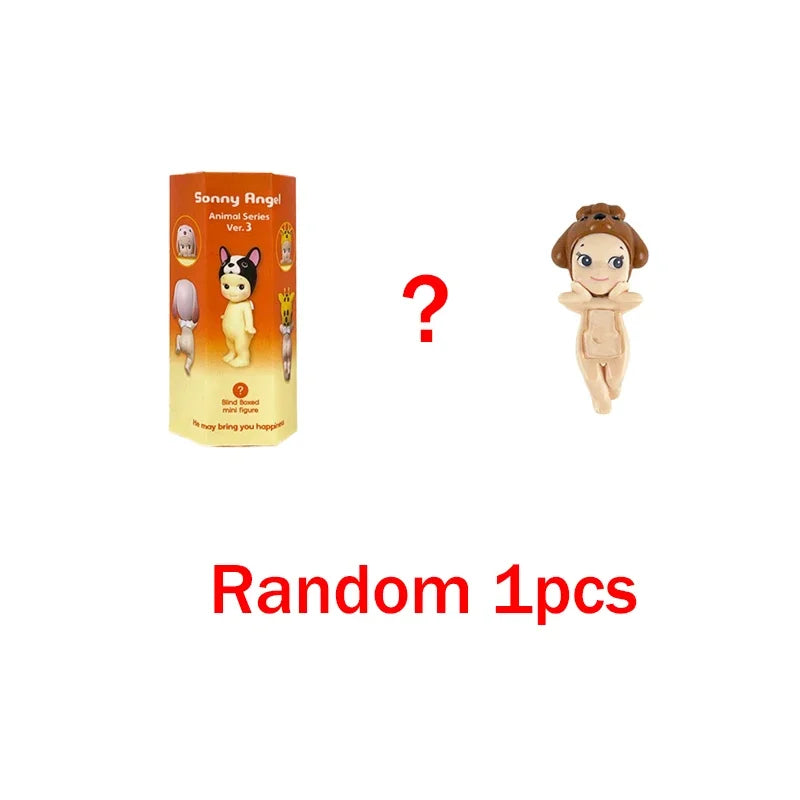 Sonny Angel Animal Posture Series Mystery Box Mini Anime Character Decorations Doll Fans Kids Christmas Birthday Gifts