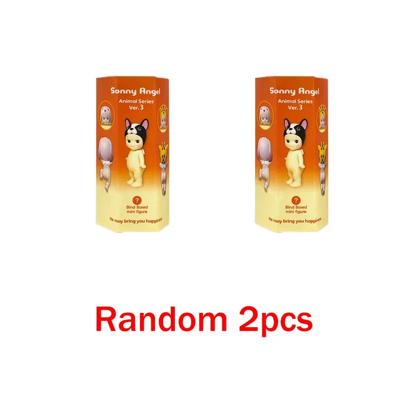 Sonny Angel Animal Posture Series Mystery Box Mini Anime Character Decorations Doll Fans Kids Christmas Birthday Gifts