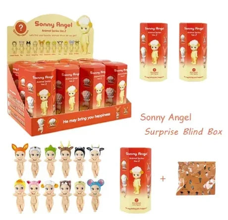 Sonny Angel Animal Posture Series Mystery Box Mini Anime Character Decorations Doll Fans Kids Christmas Birthday Gifts