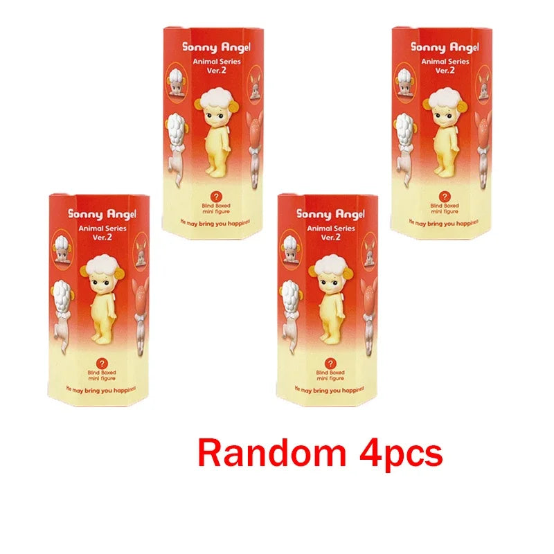 Sonny Angel Animal Posture Series Mystery Box Mini Anime Character Decorations Doll Fans Kids Christmas Birthday Gifts