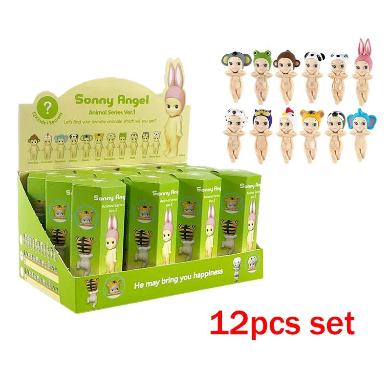 Sonny Angel Animal Posture Series Mystery Box Mini Anime Character Decorations Doll Fans Kids Christmas Birthday Gifts