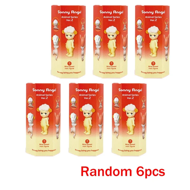 Sonny Angel Animal Posture Series Mystery Box Mini Anime Character Decorations Doll Fans Kids Christmas Birthday Gifts