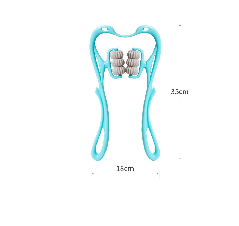multifunctional manual six -wheel neck massages massage relieve roller massage