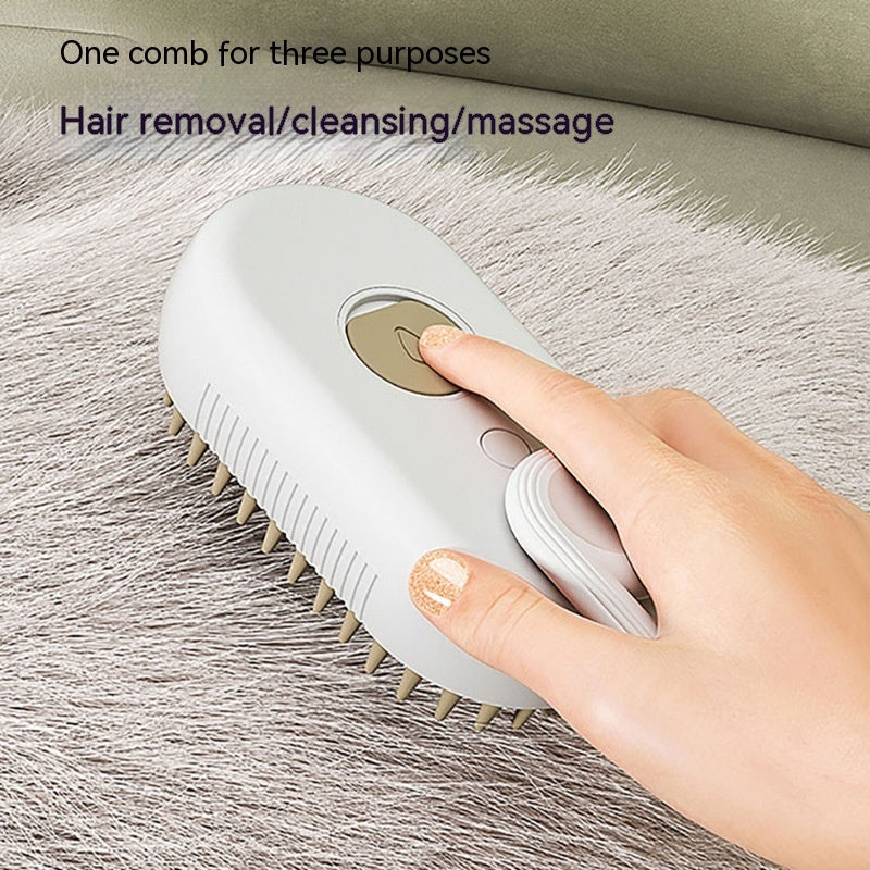 cat steam brush steamy dog brush 3 in 1 electrrc spray cat