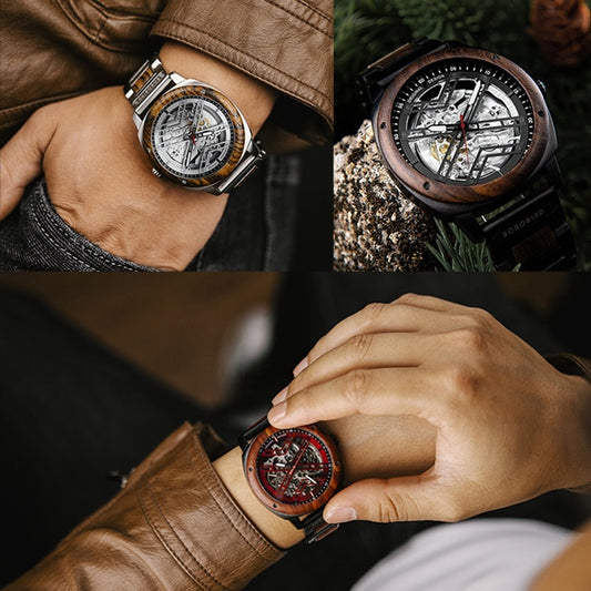 men,new fully automatic mechanical watch