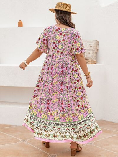 bohemian leisure vacation women,s full-length dress