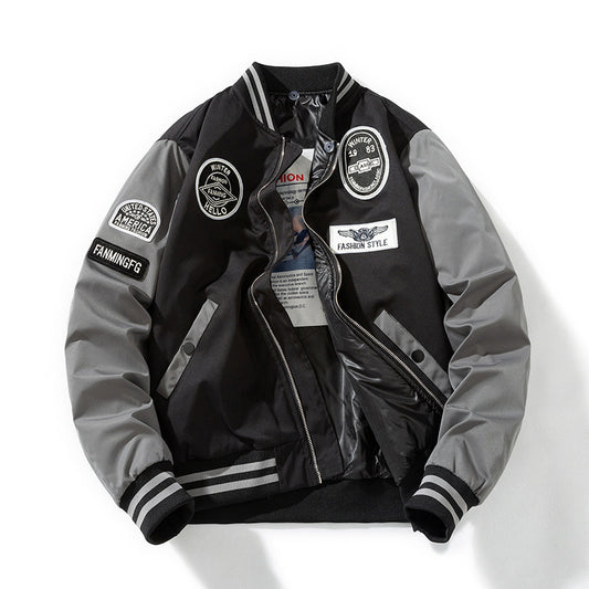 pilot cotton -padded coat men thick loose plus size cotton clothes