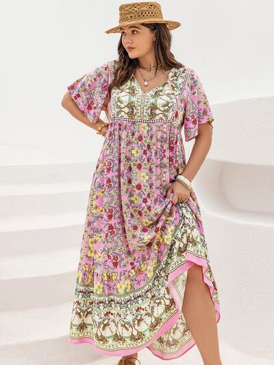 bohemian leisure vacation women,s full-length dress