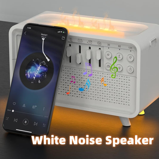 3 in 1 bluetooth speaker white noise sleep nignt light humidifier all-in one machin
