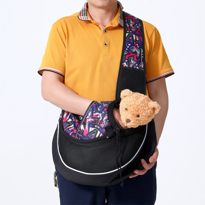 carrying pets bag women outdoor portable crossbody bag for dogs cats pet