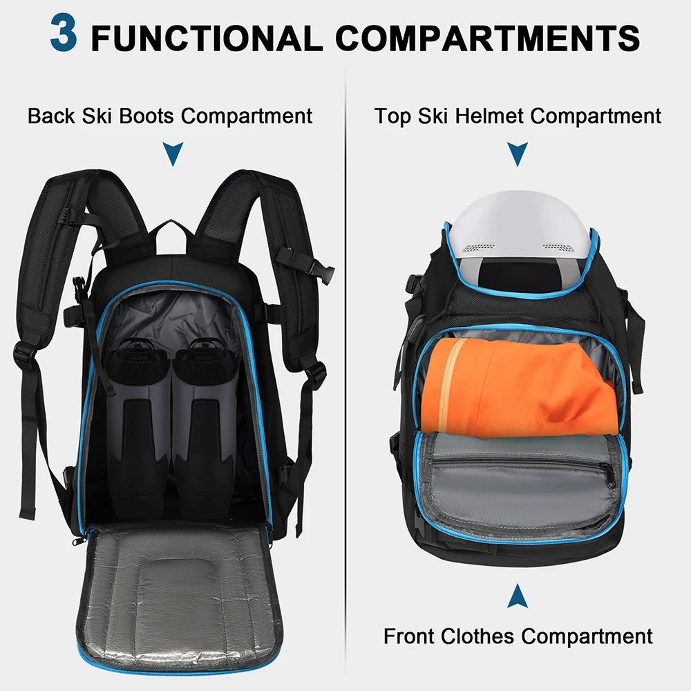 ski snow outdoor sports large-capacity backpack