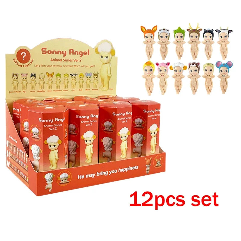 Sonny Angel Animal Posture Series Mystery Box Mini Anime Character Decorations Doll Fans Kids Christmas Birthday Gifts