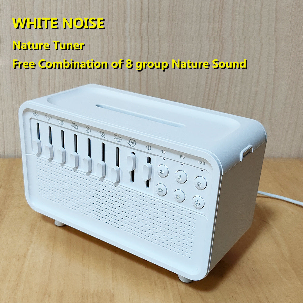 3 in 1 bluetooth speaker white noise sleep nignt light humidifier all-in one machin