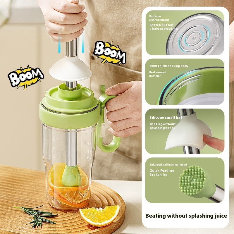 shaker comes with ice tray ice muddler stick