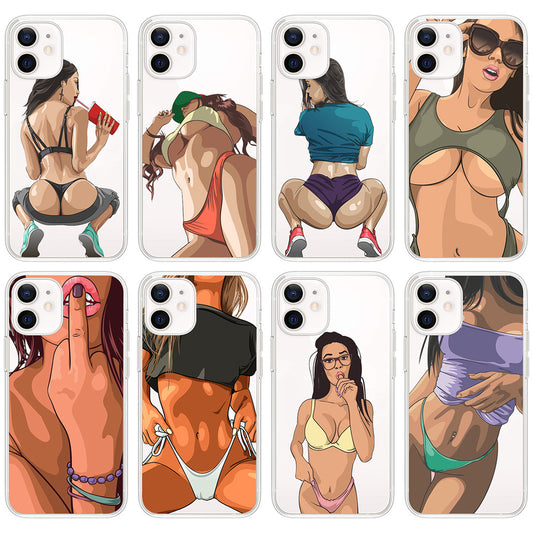 sexy beauty phone case fashion personalized print mobile phone case