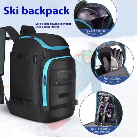 ski snow outdoor sports large-capacity backpack